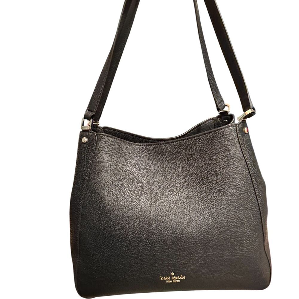 Kate Spade Pebbled Medium Triple Compartment Shoulder Bag